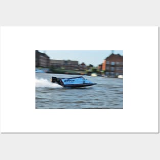 Powerboat Racing at Oulton Broad - Formula 2 Posters and Art